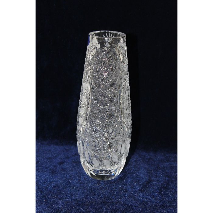 Ваза хрустальная "Капля" узор