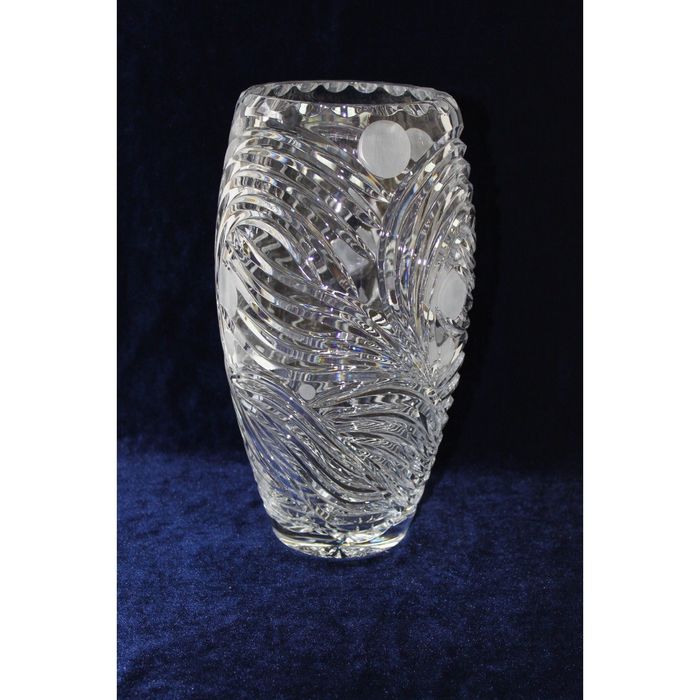 Ваза хрустальная "Астра" волны