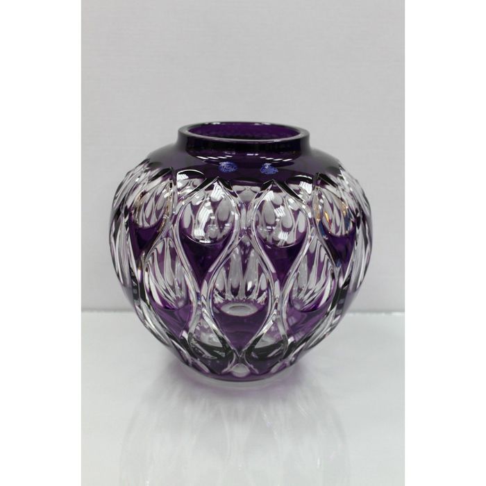 Ваза хрустальная "Богема" круглая