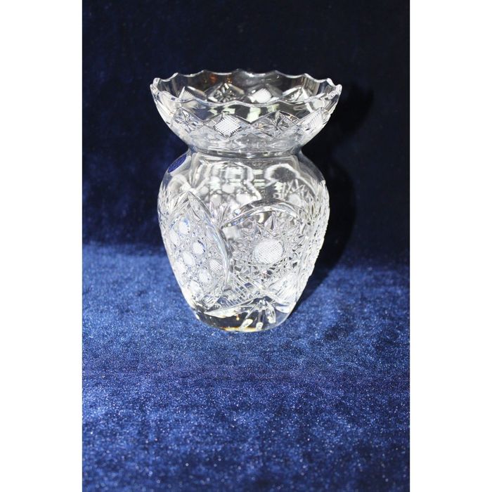 Ваза хрустальная "Маки"