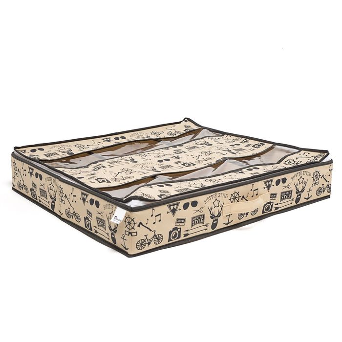 Большой органайзер для обуви 66х63х11 см Hipster Style