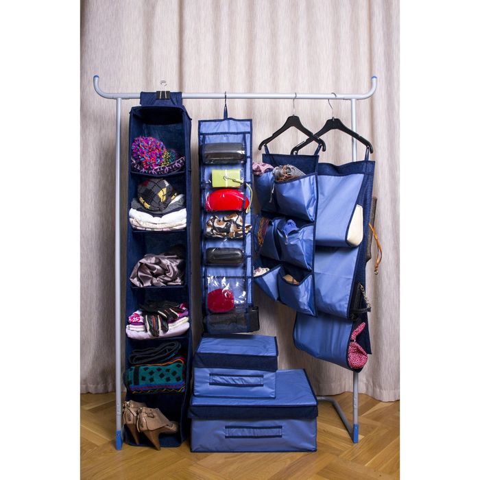 Органайзер для бюстгальтеров на 6 ячеек Bluе sky