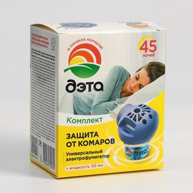 

Комплект от комаров "ДЭТА", электрофумигатор+жидкость, 30 мл