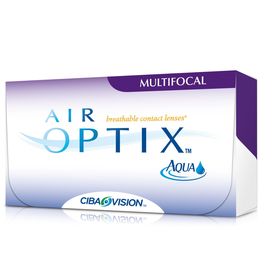 Контактные линзы Air Optix Aqua Multifocal, низкая, -9,5/8,6, в наборе 3 шт
