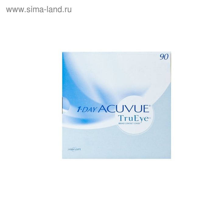 

Контактные линзы 1-Day Acuvue TruEYE, 3,5/8,5, в наборе 90шт