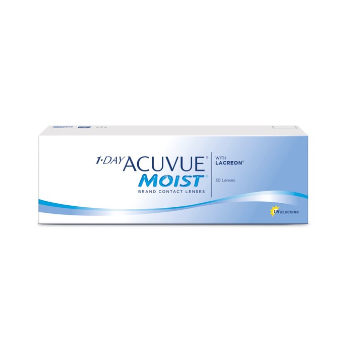 

Контактные линзы 1 - Day Acuvue Moist, -12/8,5, в наборе 30шт