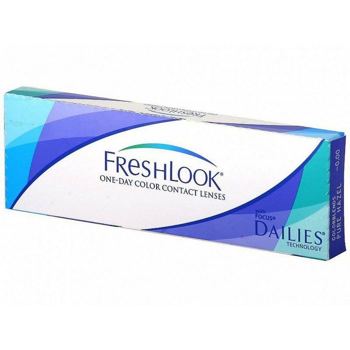 Цветные контактные линзы FreshLook One-Day  Blue, -2,75/8,6 в наборе 10шт