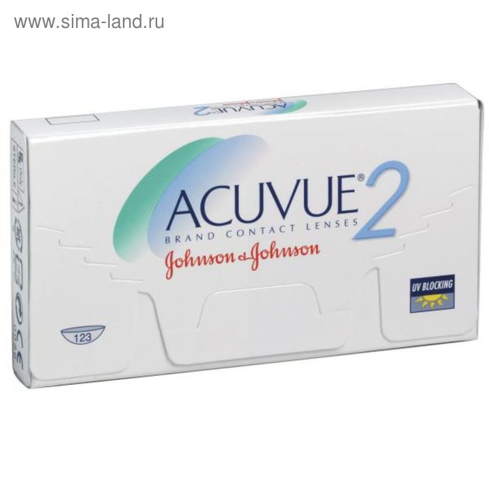 

Контактные линзы Acuvue 2, -11,5/8,3, в наборе 6шт