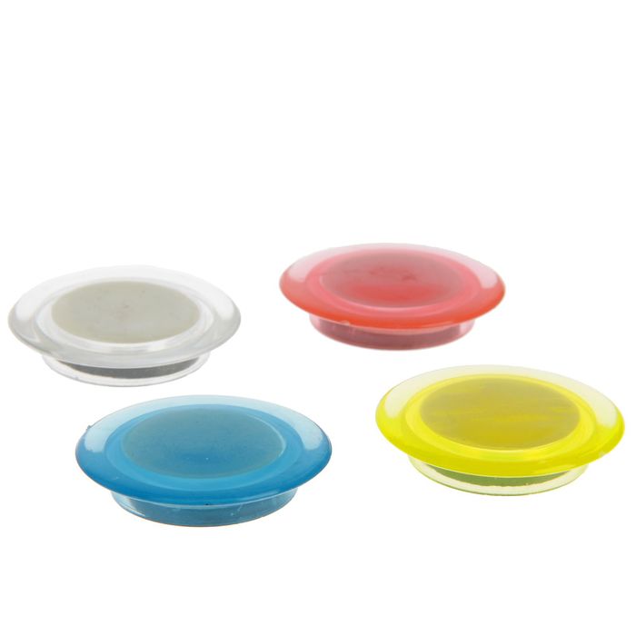 Магнит офисный "Круг прозрачный" МИКС 4х4 см