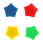 Магнит офисный "Звездочка" МИКС 3х3 см