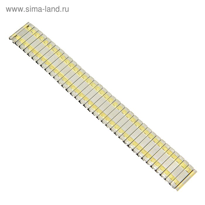 

Ремешок для часов, 18 мм, металл, l-15.5 см, рифленый