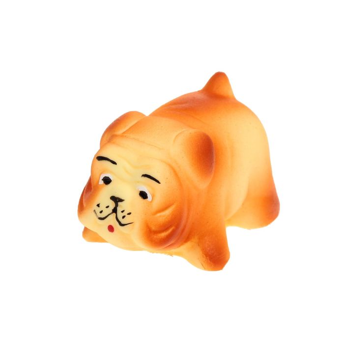 Резиновая игрушка "Собачка Бульдог"