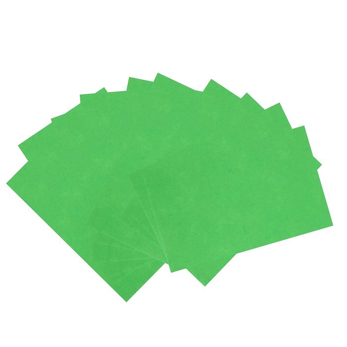 Фетр клеевой "Светло-зеленый" 1 мм (набор 10 листов) формат А4