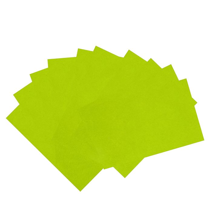 Фетр клеевой "Салат" 1 мм (набор 10 листов) формат А4
