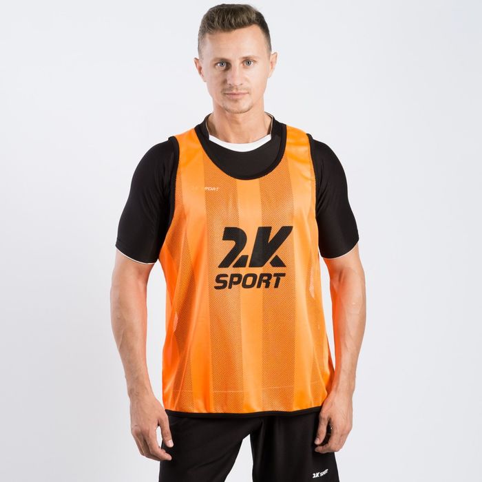 Жилет, манишка, Sport Team, размер 34-38, kids, цвет неоновый оранжевый