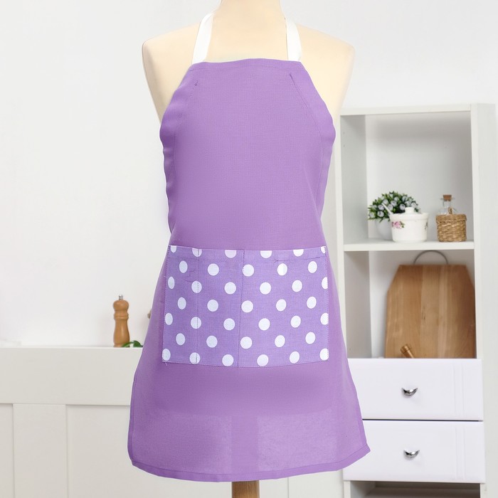 Фартук "Этель" Спелая смородина (вид 1), 100% хл, рогожка, 165 г/м2