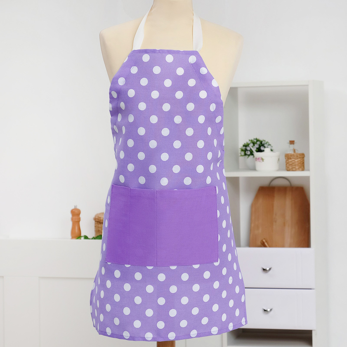 Фартук "Этель" Спелая смородина (вид 2), 100% хл, рогожка, 165 г/м2