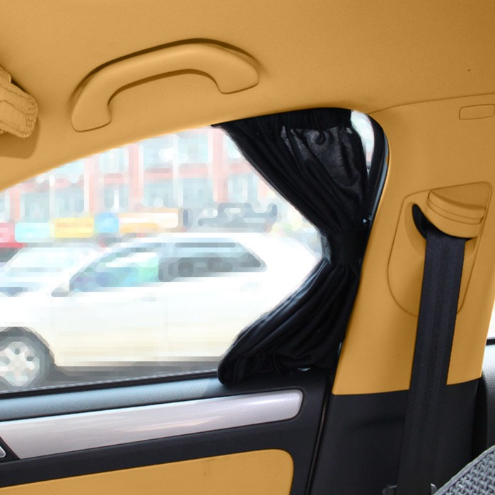 Шторки солнцезащитные, раздвижные размер L : 50х47-53 см. комплект 2 шт. 845068