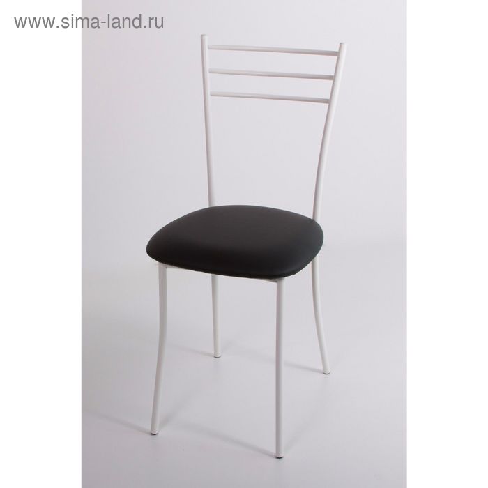 Стул на металлокаркасе Хлоя СТ белый/черный стул на металлокаркасе хлоя ст хром люкс белый