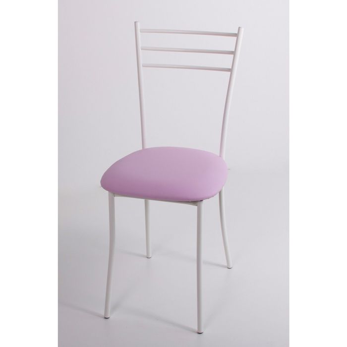 Стул на металлокаркасе Хлоя СТ белый/розовый