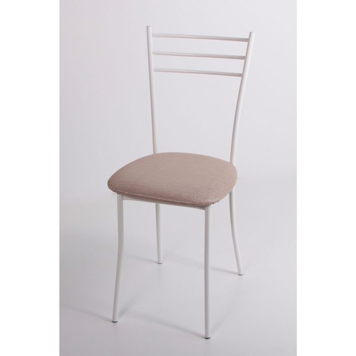 Стул на металлокаркасе Хлоя СТ белый/бенгал слоновая кость