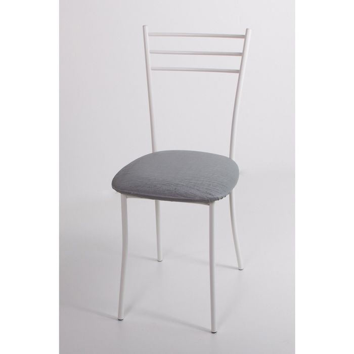 Стул на металлокаркасе Хлоя СТ белый/бенгал металлик