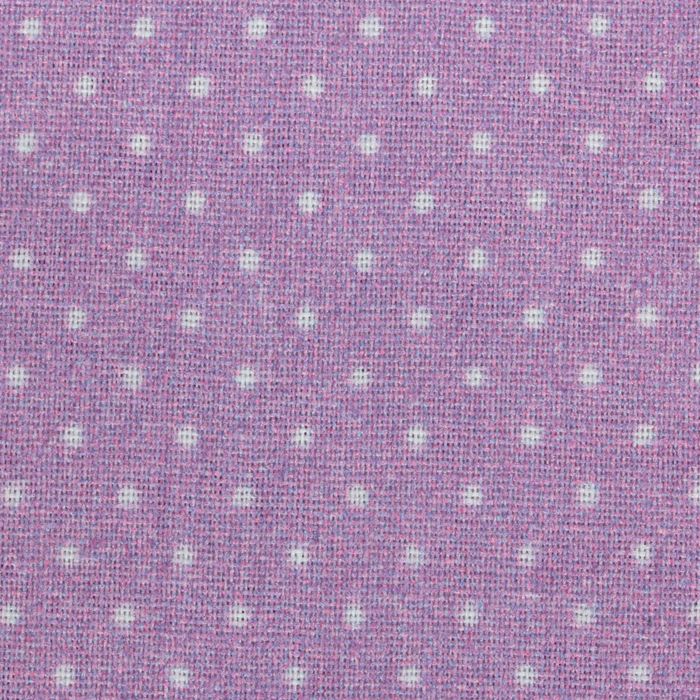 Ткань для пэчворка "Мелкий горошек", 48х50см, 120г/кв.м, цвет светло-сиреневый