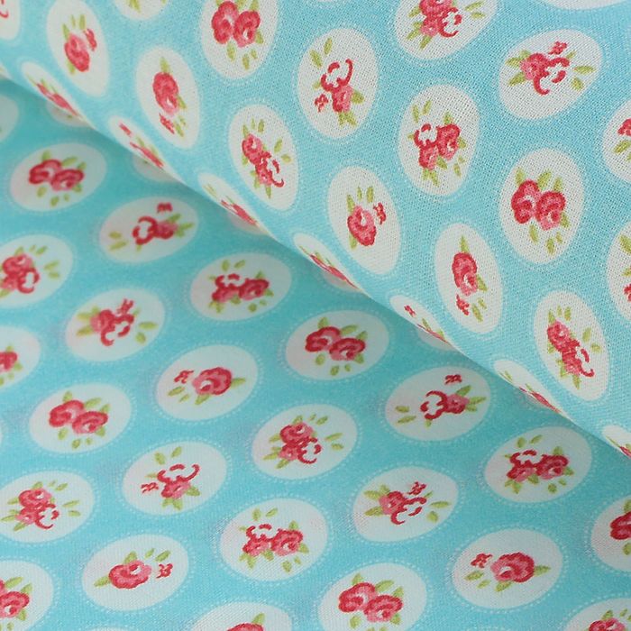 Ткань для пэчворка "Винтажные мотивы", 48х50см, 120г/кв.м, №1