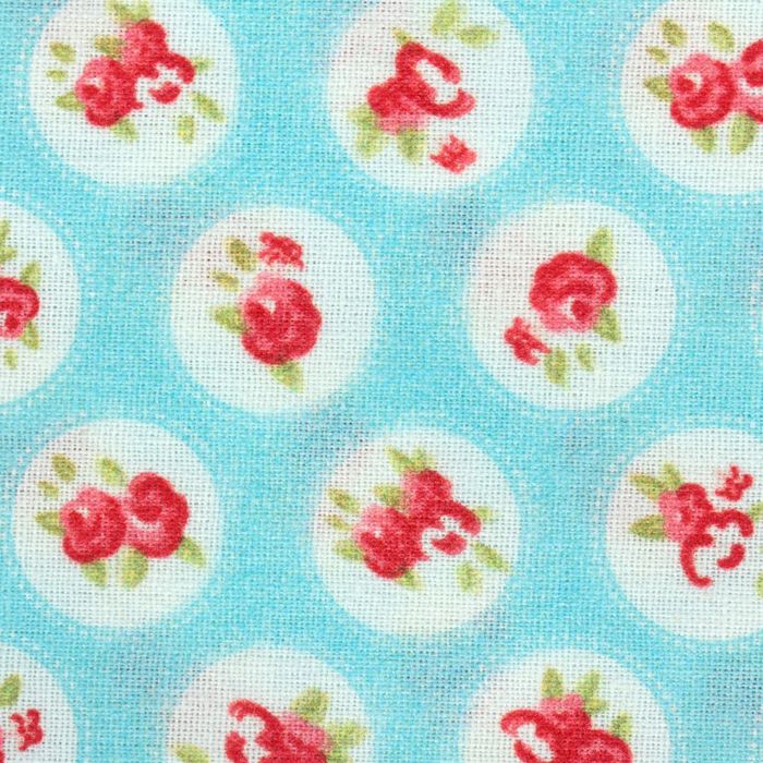 Ткань для пэчворка "Винтажные мотивы", 48х50см, 120г/кв.м, №1