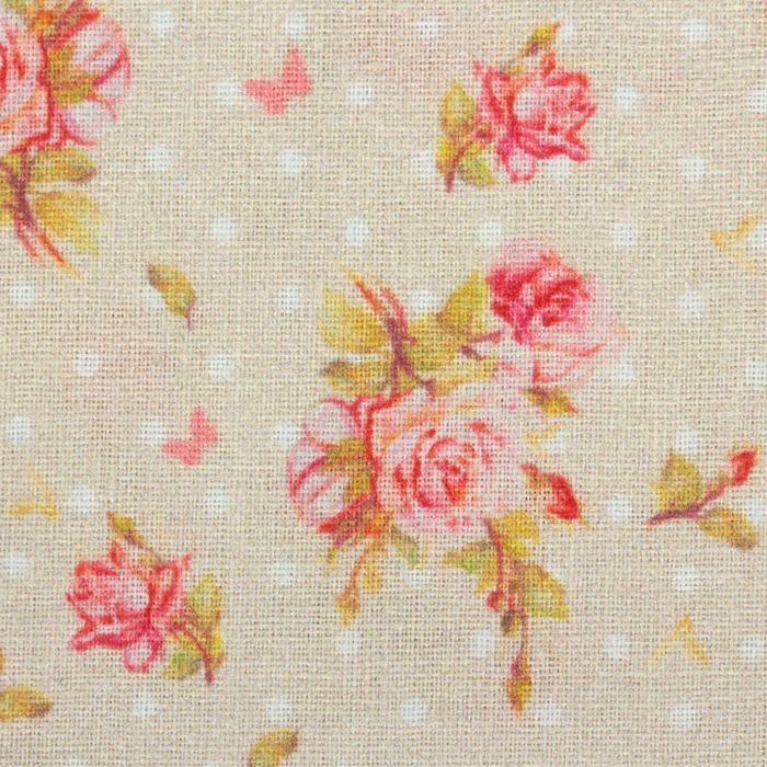 Ткань для пэчворка "Коллекция шебби шик", 48х50см, 120г/кв.м, №11