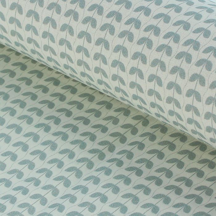 Ткань для пэчворка "Розы клетка и листочки", 48х50см, 120г/кв.м, № 3