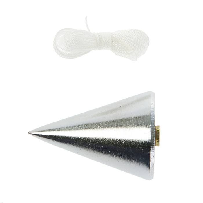 Отвес конусный TUNDRA basic 300 г, шнур 5 м