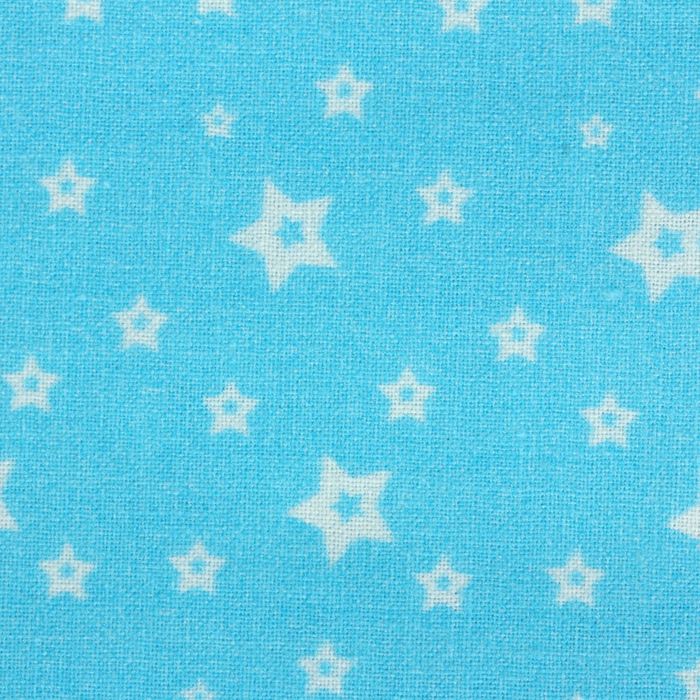 Ткань для пэчворка "Звёзды", 48х50см, 120г/кв.м, № 17