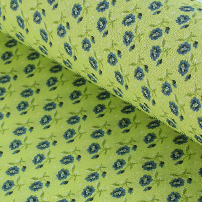 Ткань для пэчворка "Сказочные цветы", 48х50см, 120г/кв.м, №6