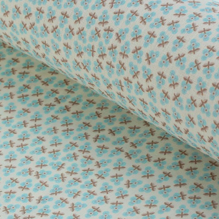 Ткань для пэчворка "Сказочные цветы", 48х50см, 120г/кв.м, №61