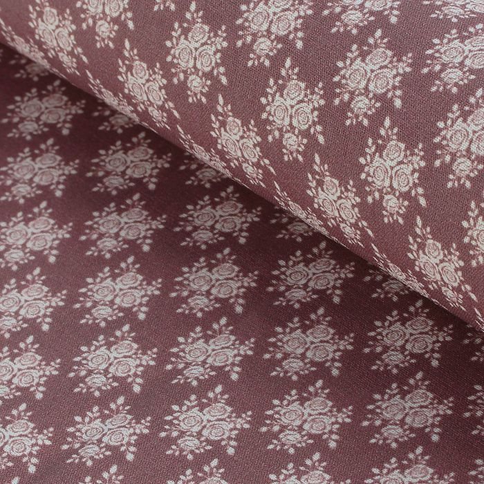 Ткань для пэчворка "Нежные винтажные розы", 48х50см, 120г/кв.м, №15