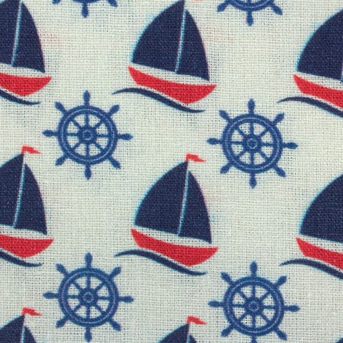 Ткань для пэчворка "Морская коллекция", 48х50см, 120г/кв.м, №1