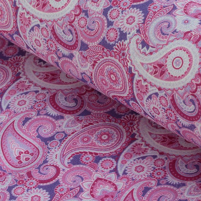 Ткань для пэчворка "Коллекция пейсли", 48х50см, 120г/кв.м, №4