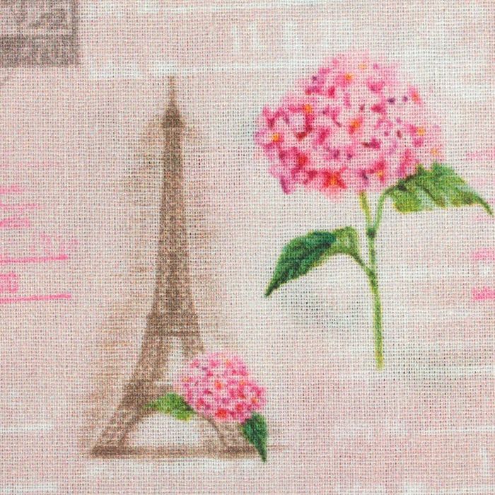 Ткань для пэчворка "Парижская гортензия", 48х50см, 120г/кв.м, №5