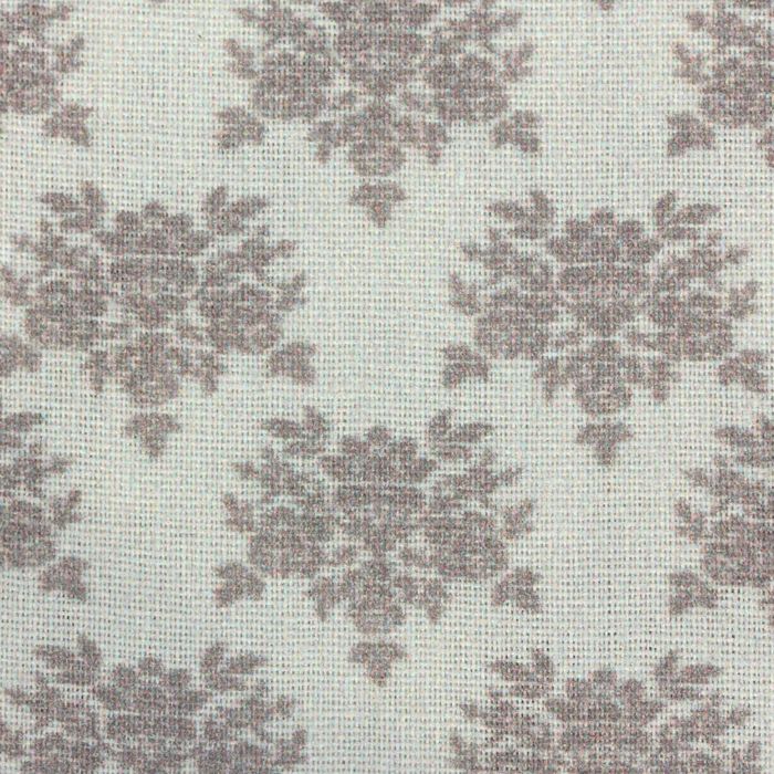 Ткань для пэчворка "Винтажные гортензии", 48х50см, 120г/кв.м, №4, цвет бежево-коричневый