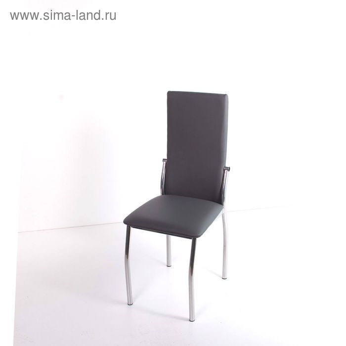 Стул на металлокаркасе Про СТ хром люкс/темно-серый стул на металлокаркасе про ст хром люкс шоколадный