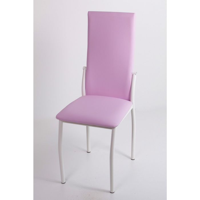 Стул на металлокаркасе Про СТ белый/розовый
