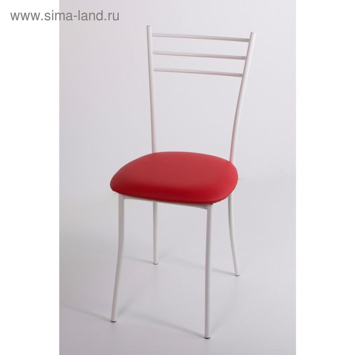Стул на металлокаркасе Хлоя СТ белый/красный стул на металлокаркасе хлоя ст белый крок красный мат