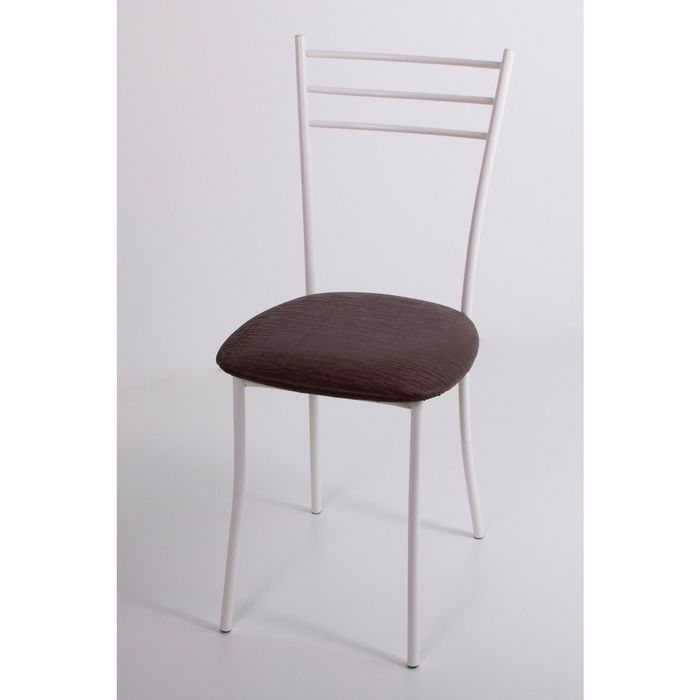 Стул на металлокаркасе Хлоя СТ белый/бенгал бордовый