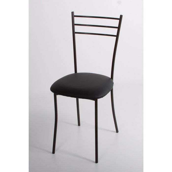 Стул на металлокаркасе Хлоя СТ коричневый/черный