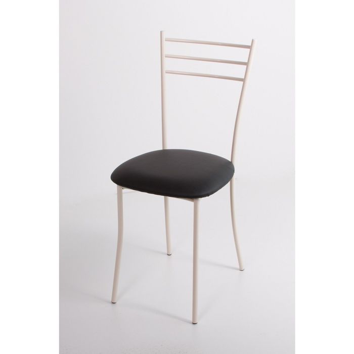 Стул на металлокаркасе Хлоя СТ бежевый/черный