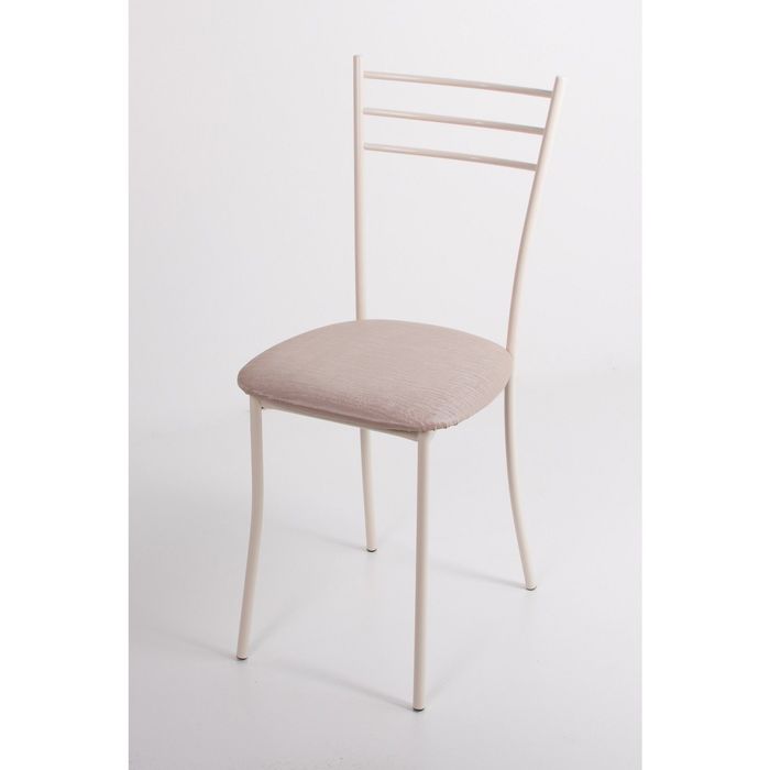 Стул на металлокаркасе Хлоя СТ бежевый/бенгал слоновая кость