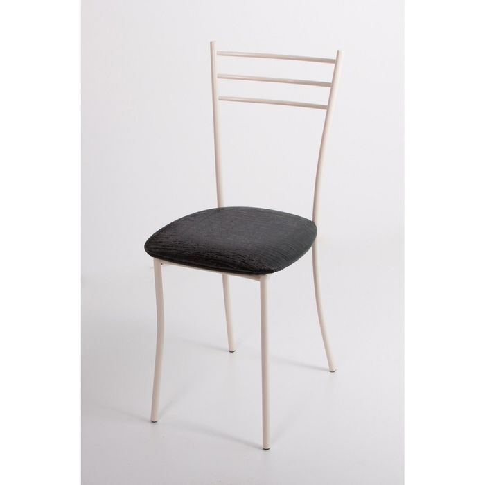 Стул на металлокаркасе Хлоя СТ бежевый/бенгал антрацит