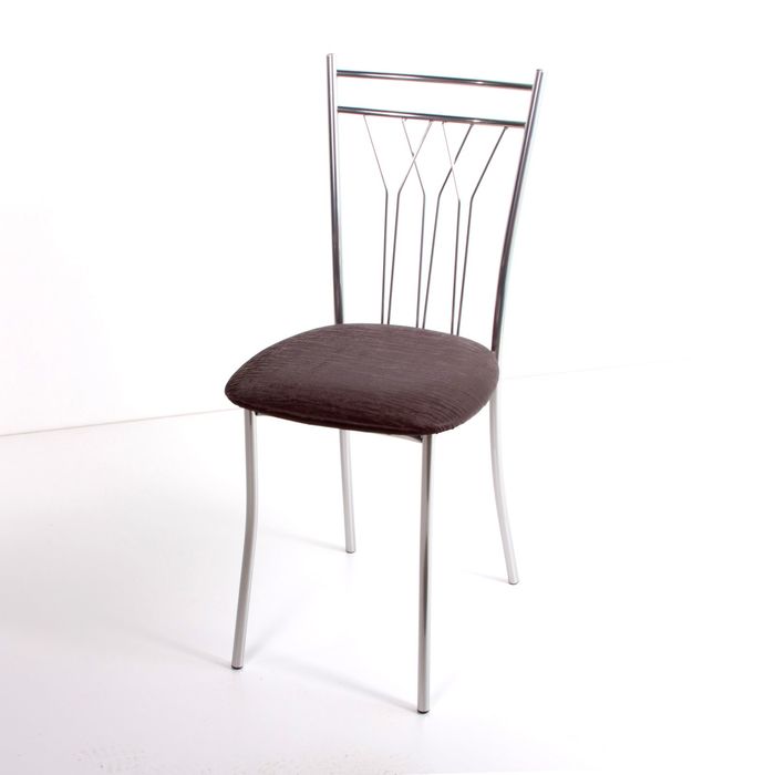 Стул на металлокаркасе Премьер СТ хром люкс/бенгал бордовый