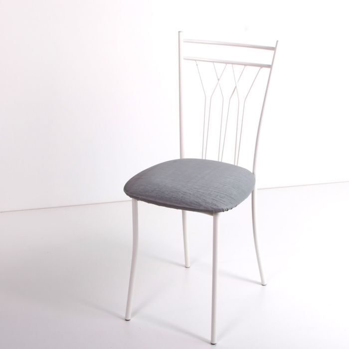 Стул на металлокаркасе Премьер СТ белый/бенгал металлик